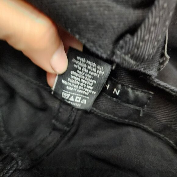 Sean John Jeans Mens 42x32 Black Cotton High Rise Straight - Picture 13 of 14